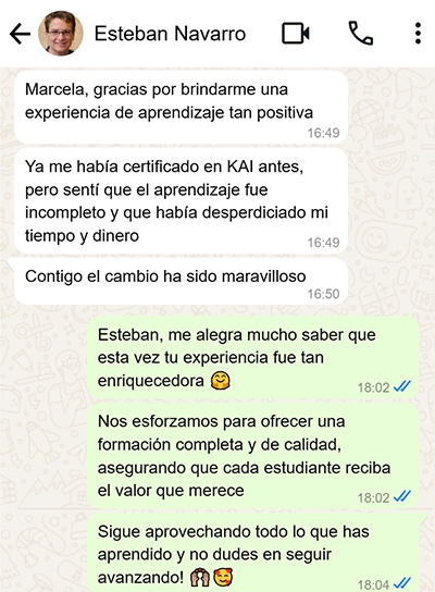Testimonio de estudiante KAI 2